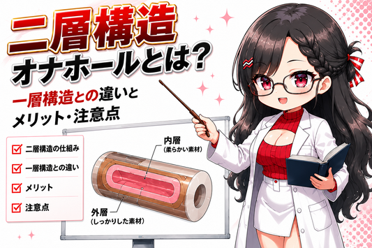 二層構造オナホールとは？一層構造との違いとメリット・注意点